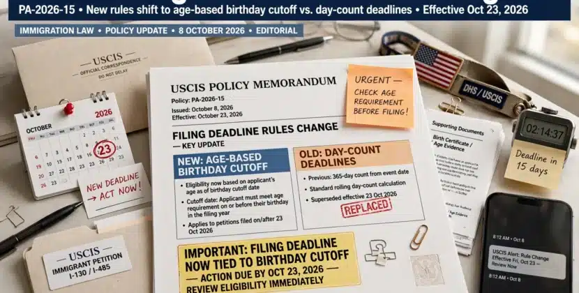 USCIS Filing Deadline Rules Change Fri