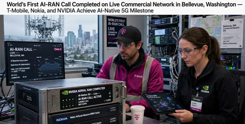 T-Mobile AI-RAN Call Live in US