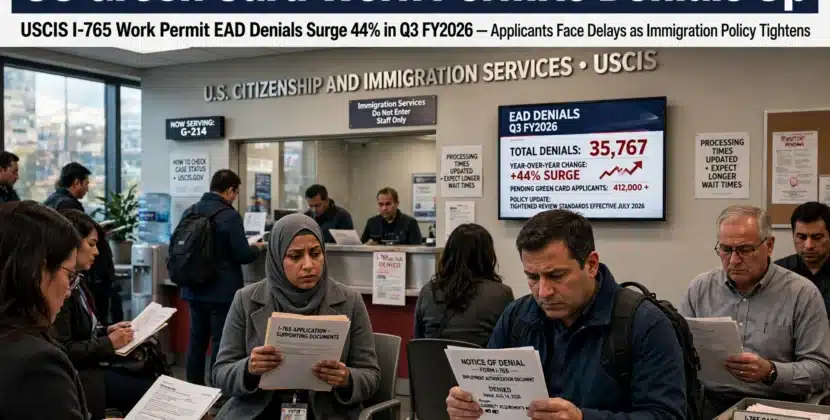  US Green Card Work Permits Denials Up