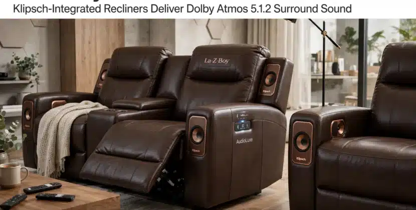 La-Z-Boy Launches AudioLuxe Furniture