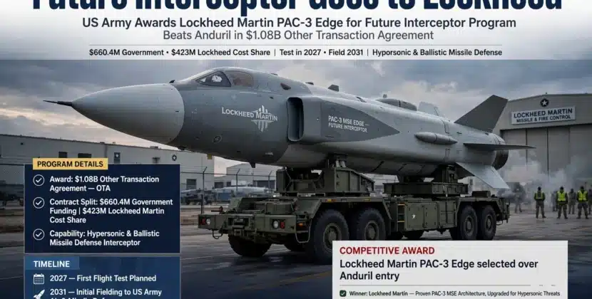 Future Interceptor Goes to Lockheed